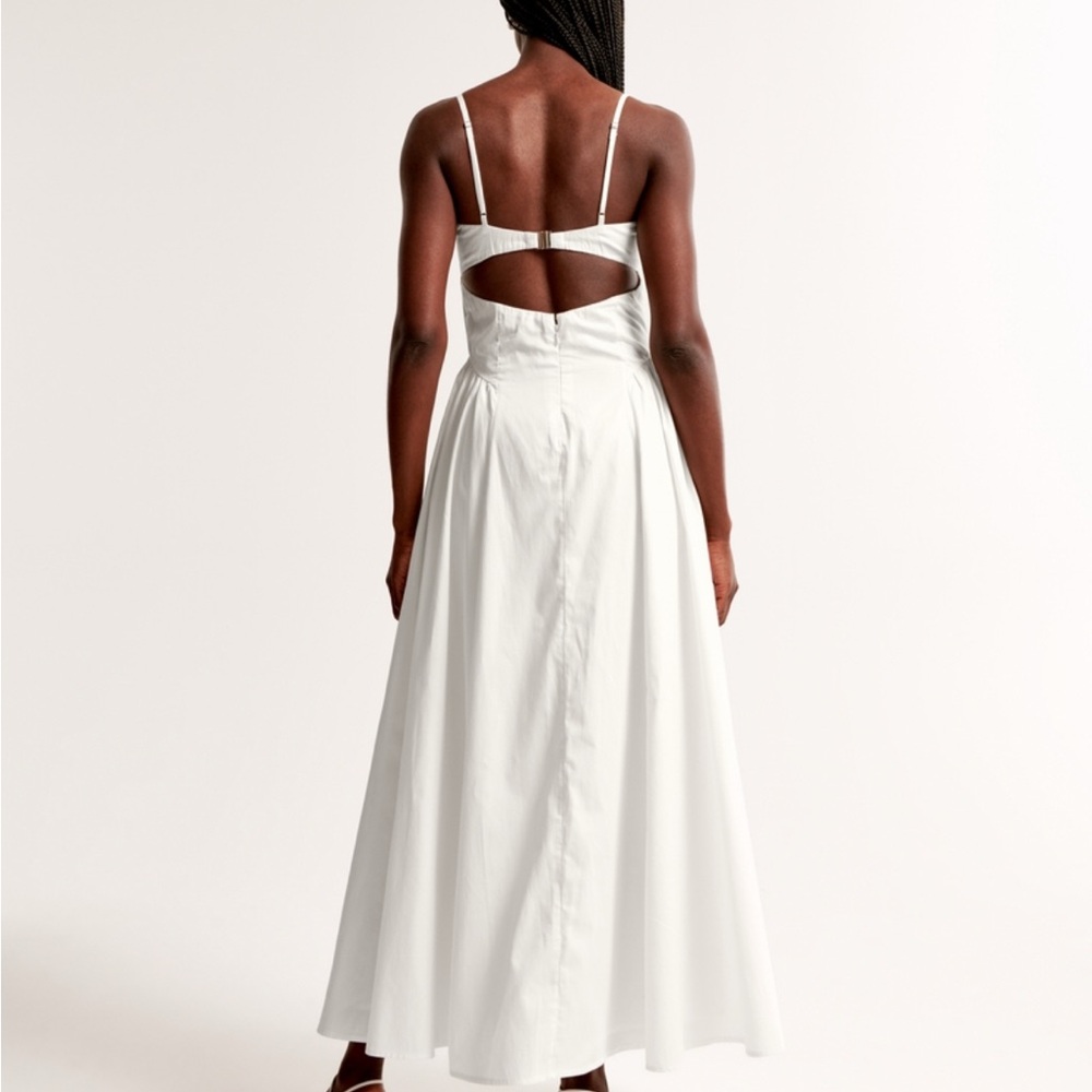 Abercrombie White Maxi Dress